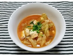 冬瓜のピリ辛スープ
