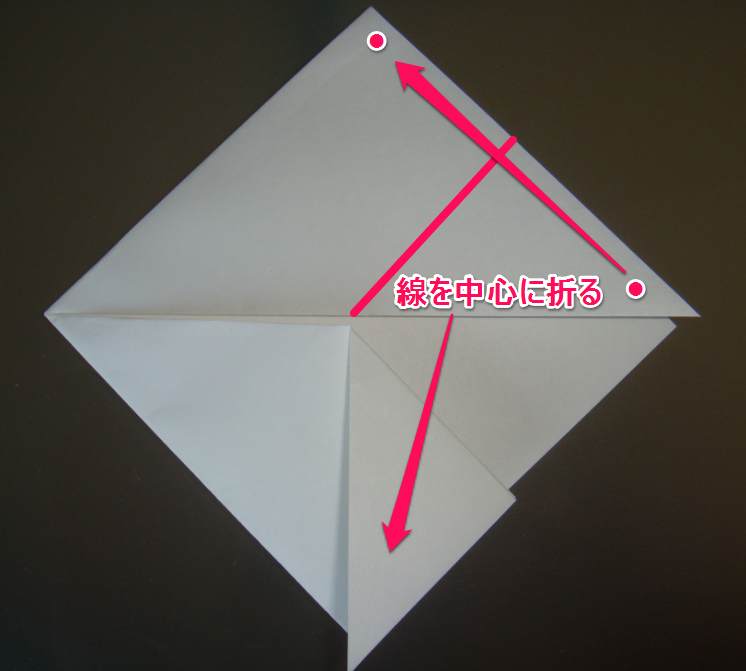 キティちゃん折り紙の折り方－４