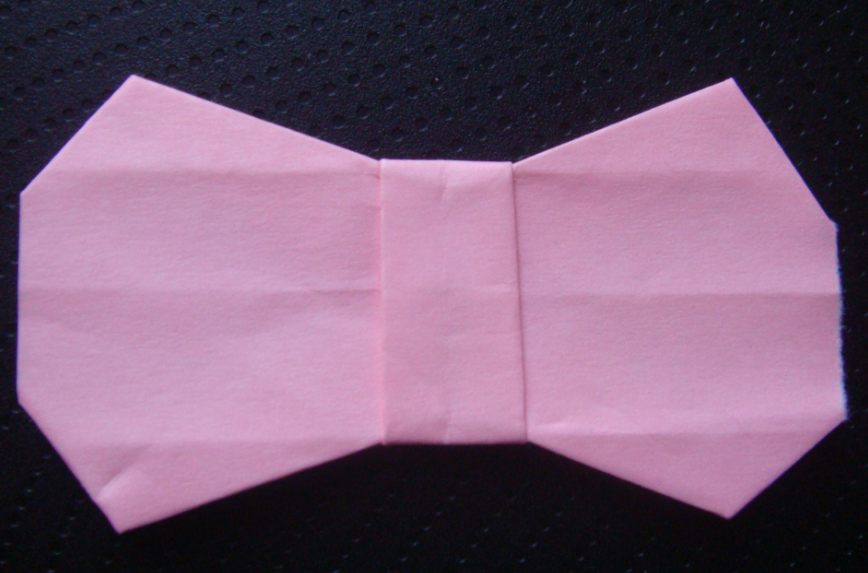 キティちゃん折り紙リボンの折り方－１３