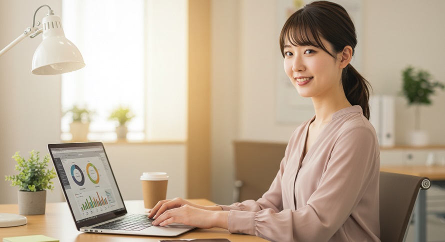 働く女性