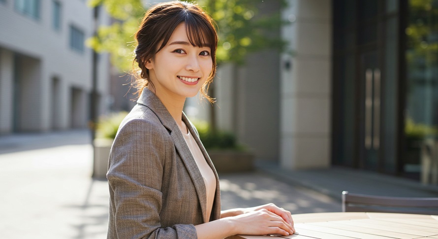 活き活きとした女性