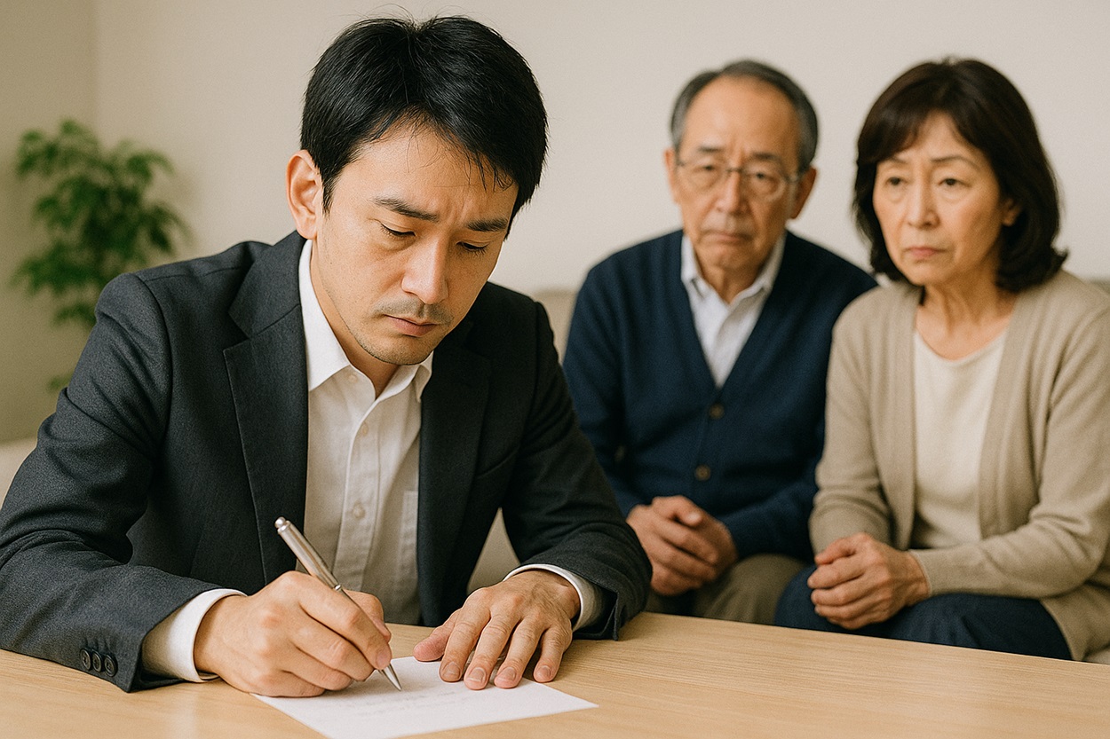 義両親への手紙